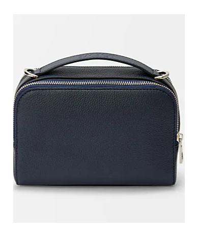 Loewe Mini Crossbody Camera Bag In Soft Grained Calfskin In Black