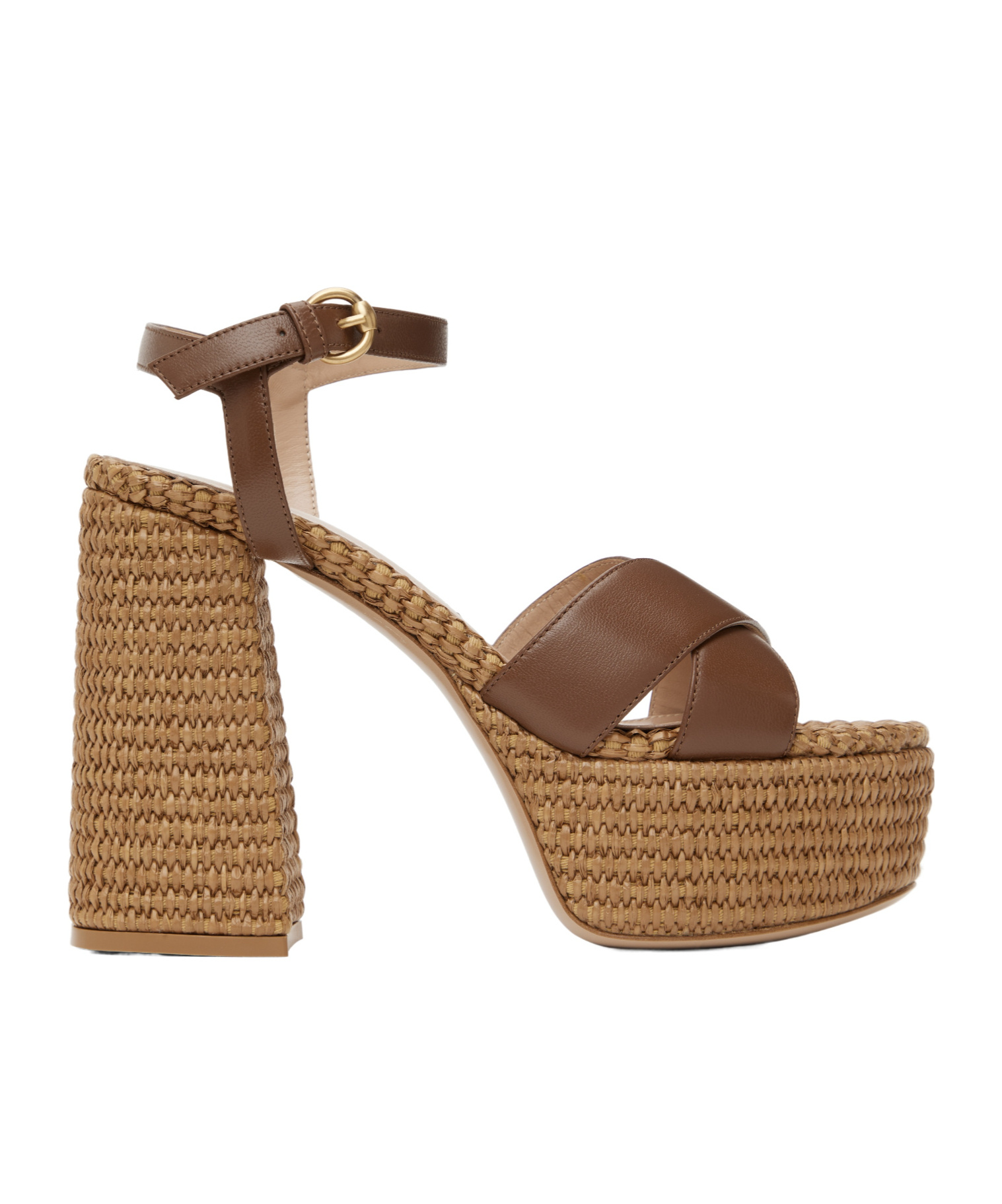 Gianvito Rossi Bebe High-heeled Sandals In Brown