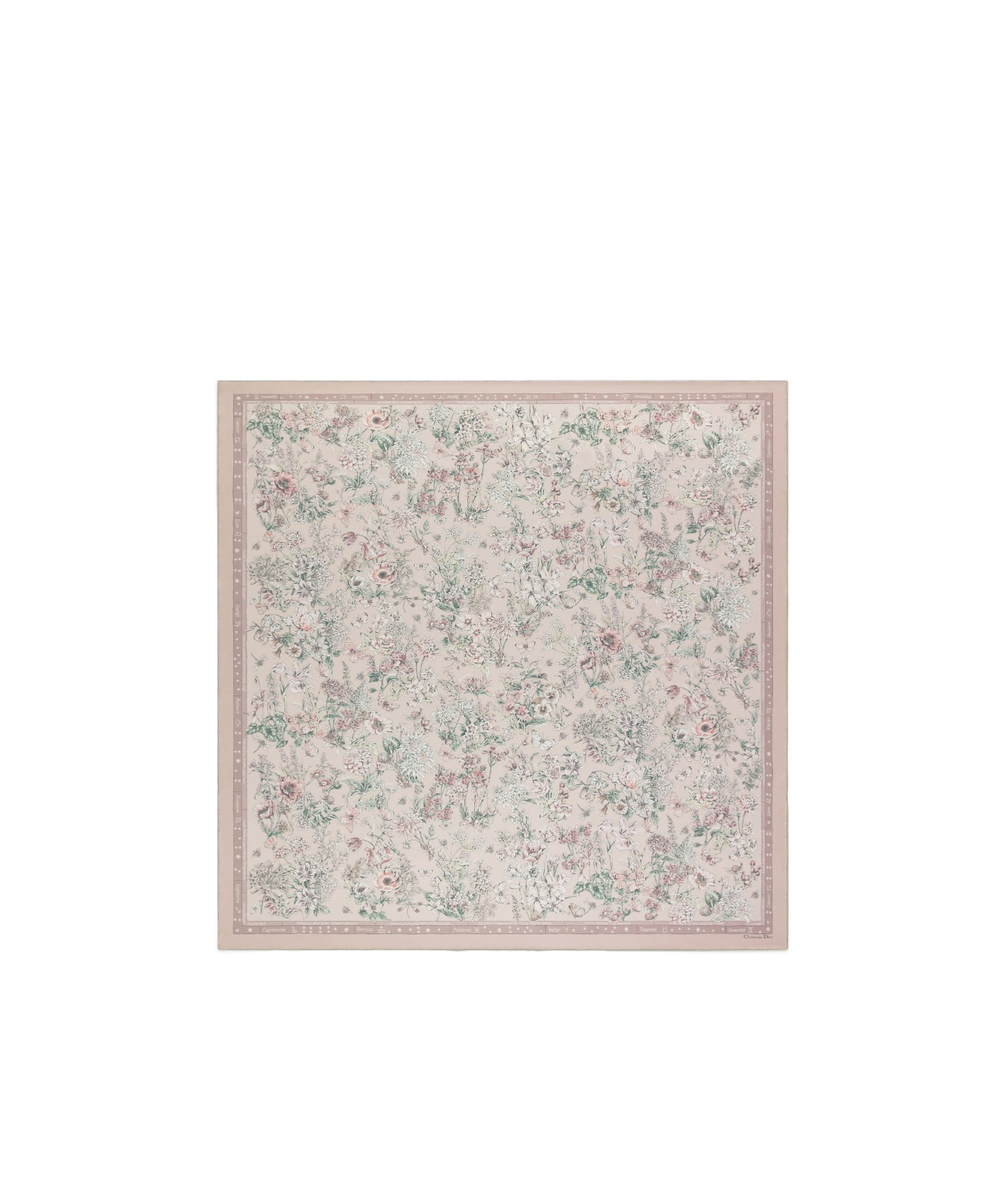 Dior Flowers Calendar Allover Shawl