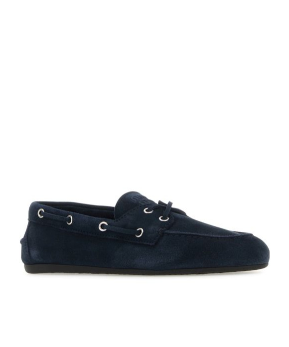 MIU MIU LOGO LOAFERS