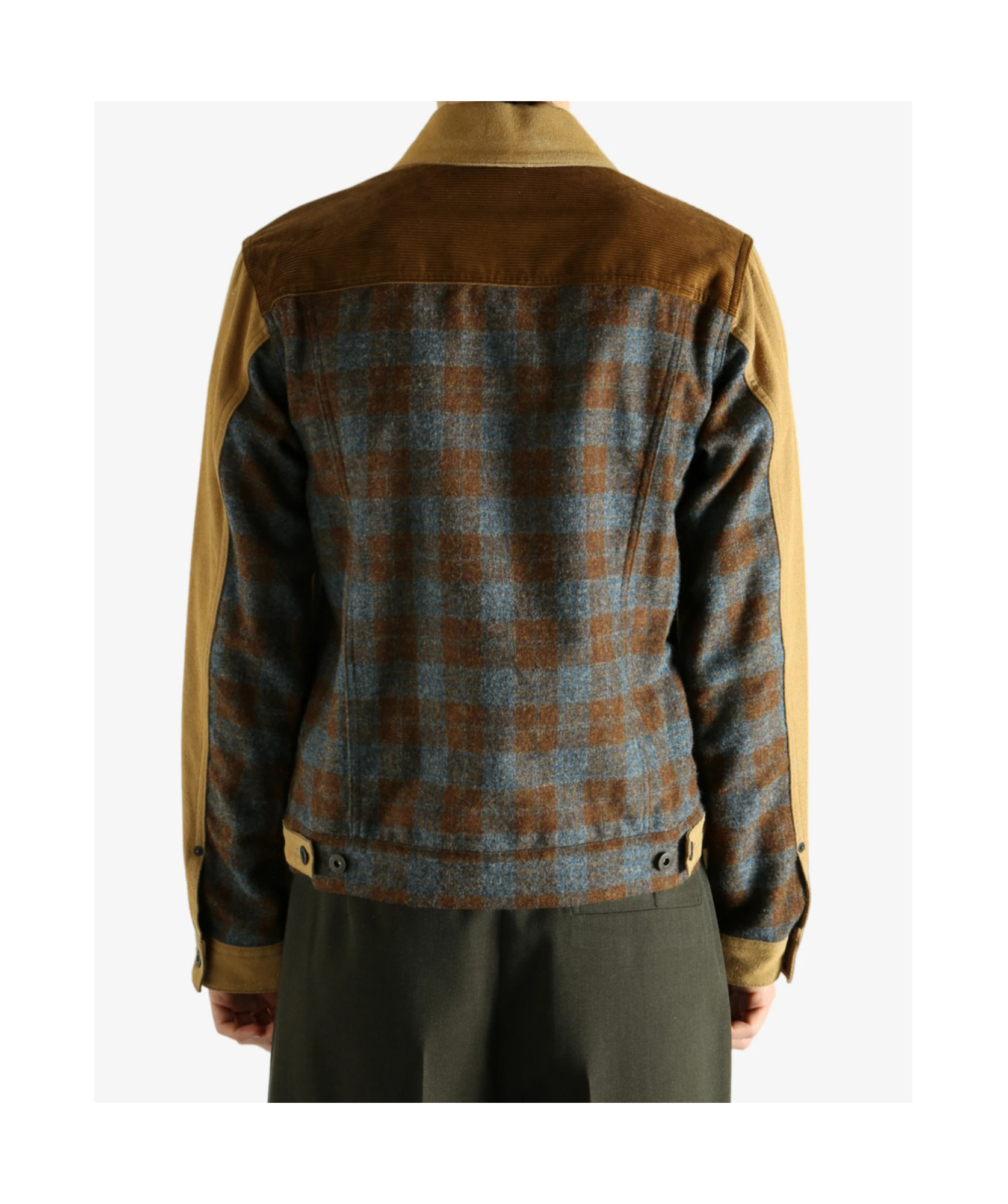 Junya Watanabe Button-down Long-sleeved Casual Jacket In Brown
