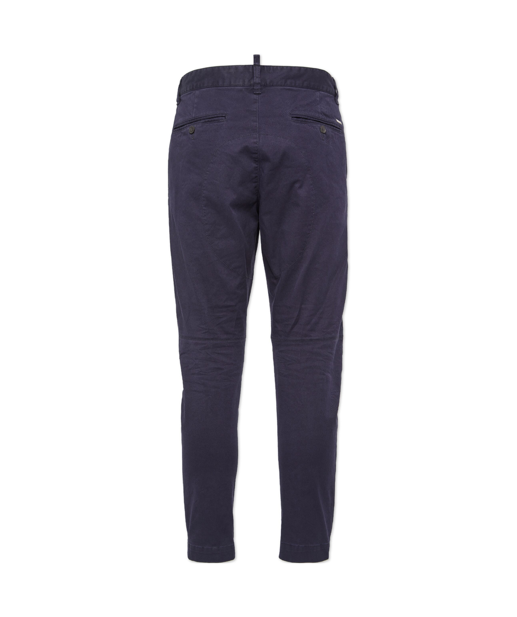 Dsquared2 Mid-rise Tapered Trousers In Black
