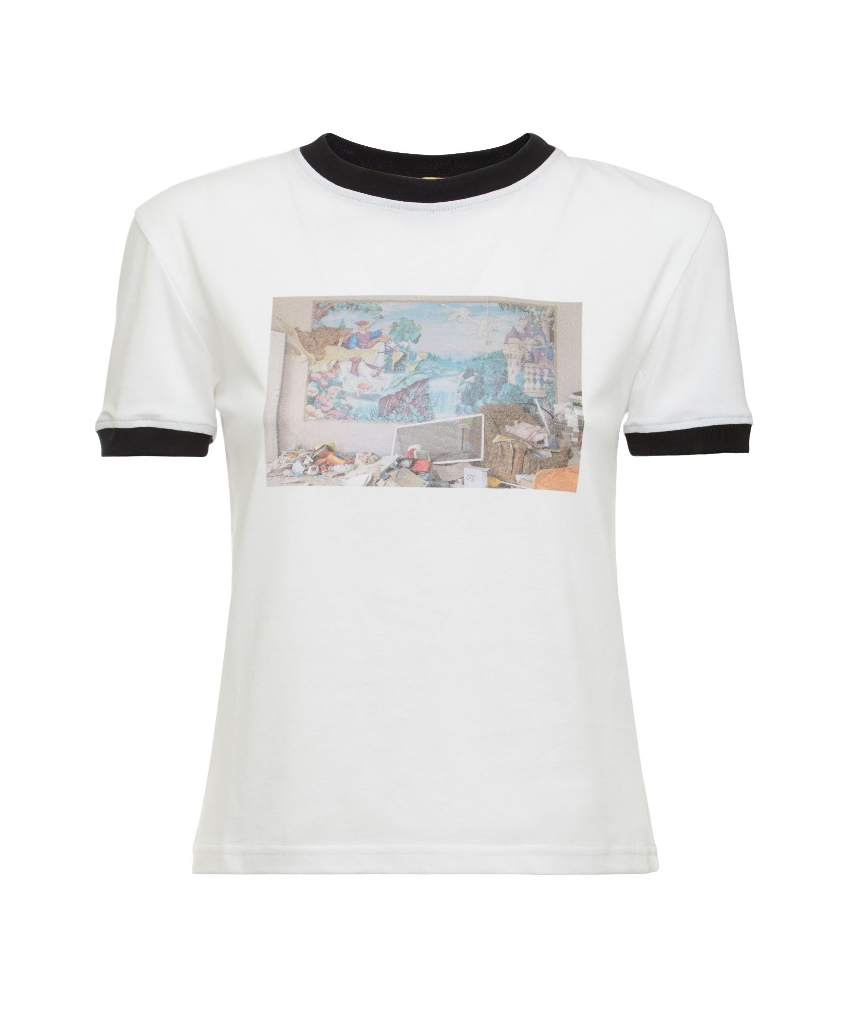 Shop Cormio Photo-print T-shirt In White