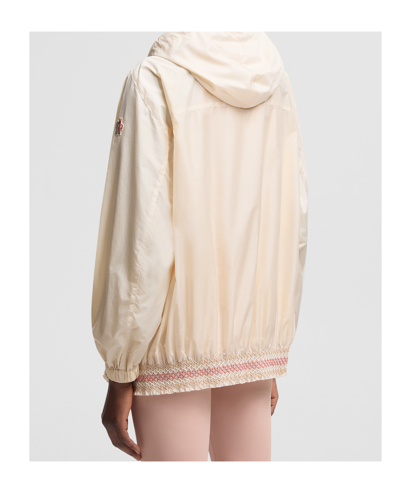 Moncler Samedans Packable Hooded Jacket In Neutral