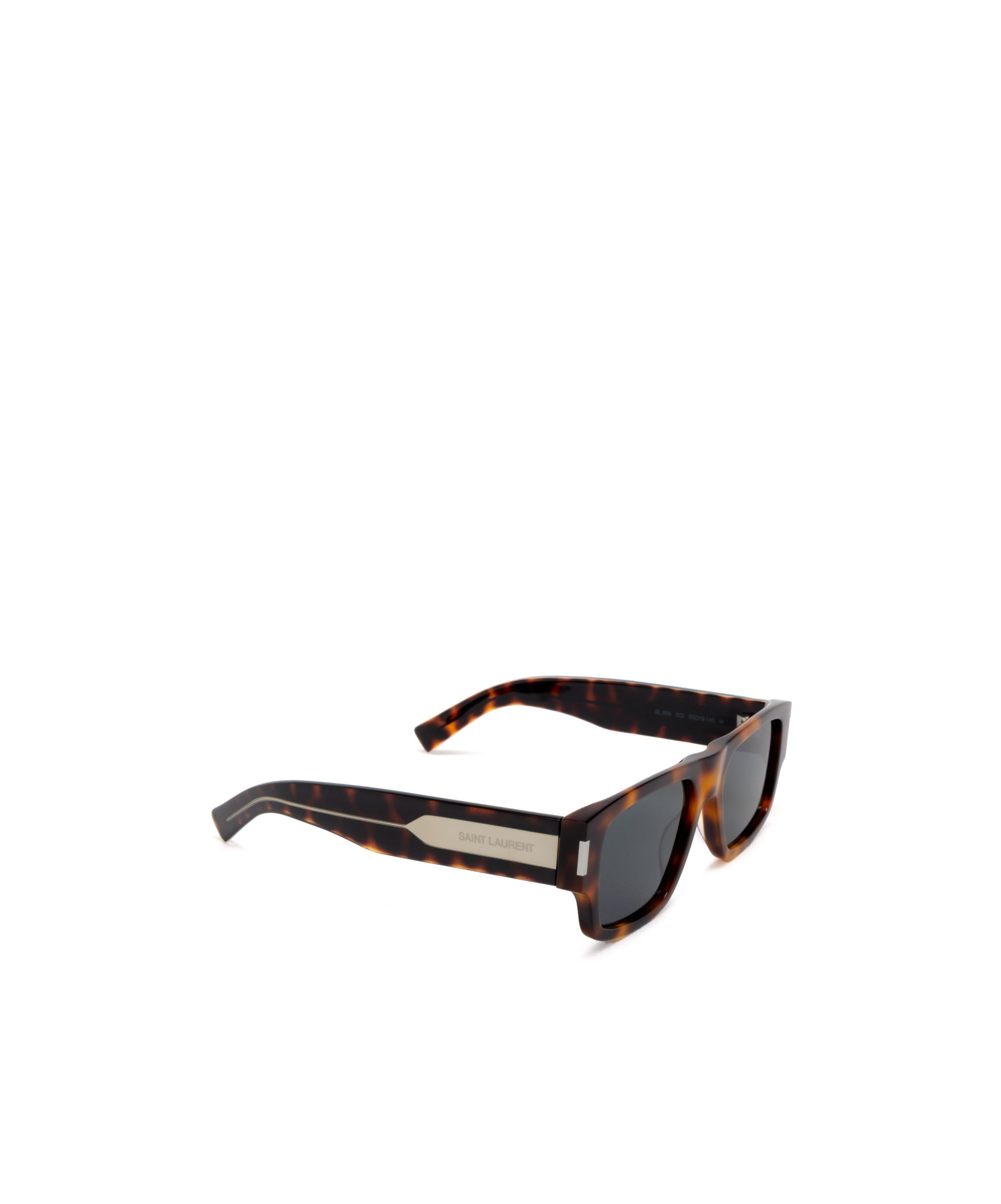 Saint Laurent Sl 659 Square-frame Sunglasses In Gray