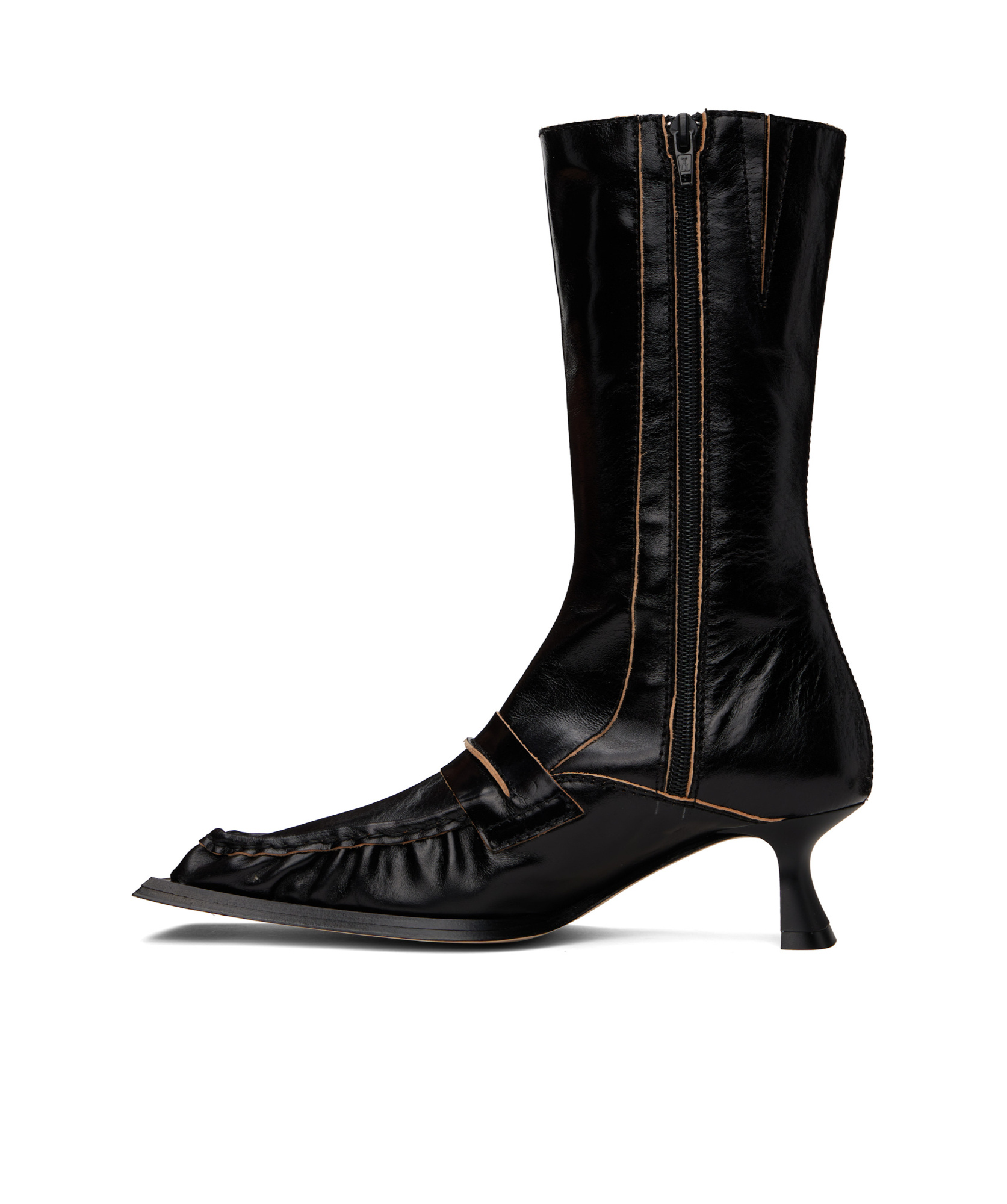 Shop Miista Halle Short Boots In Black