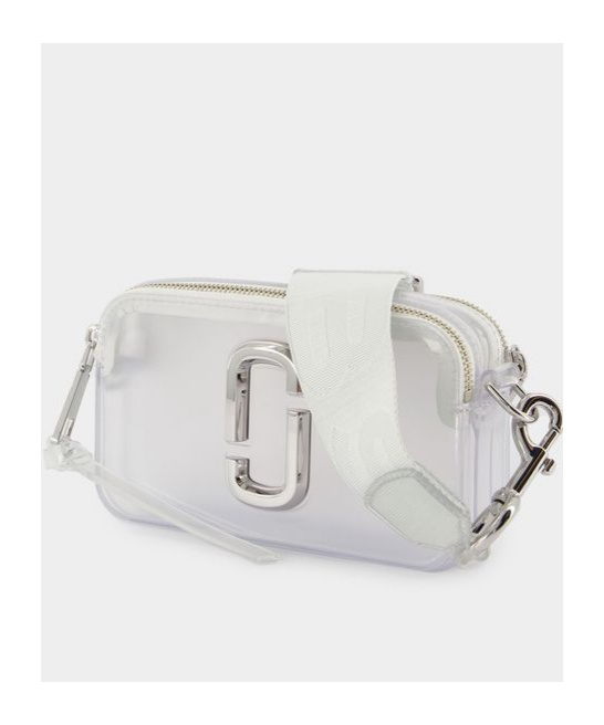 Marc Jacobs The Jelly Snapshot Crossbody Bag In Gray