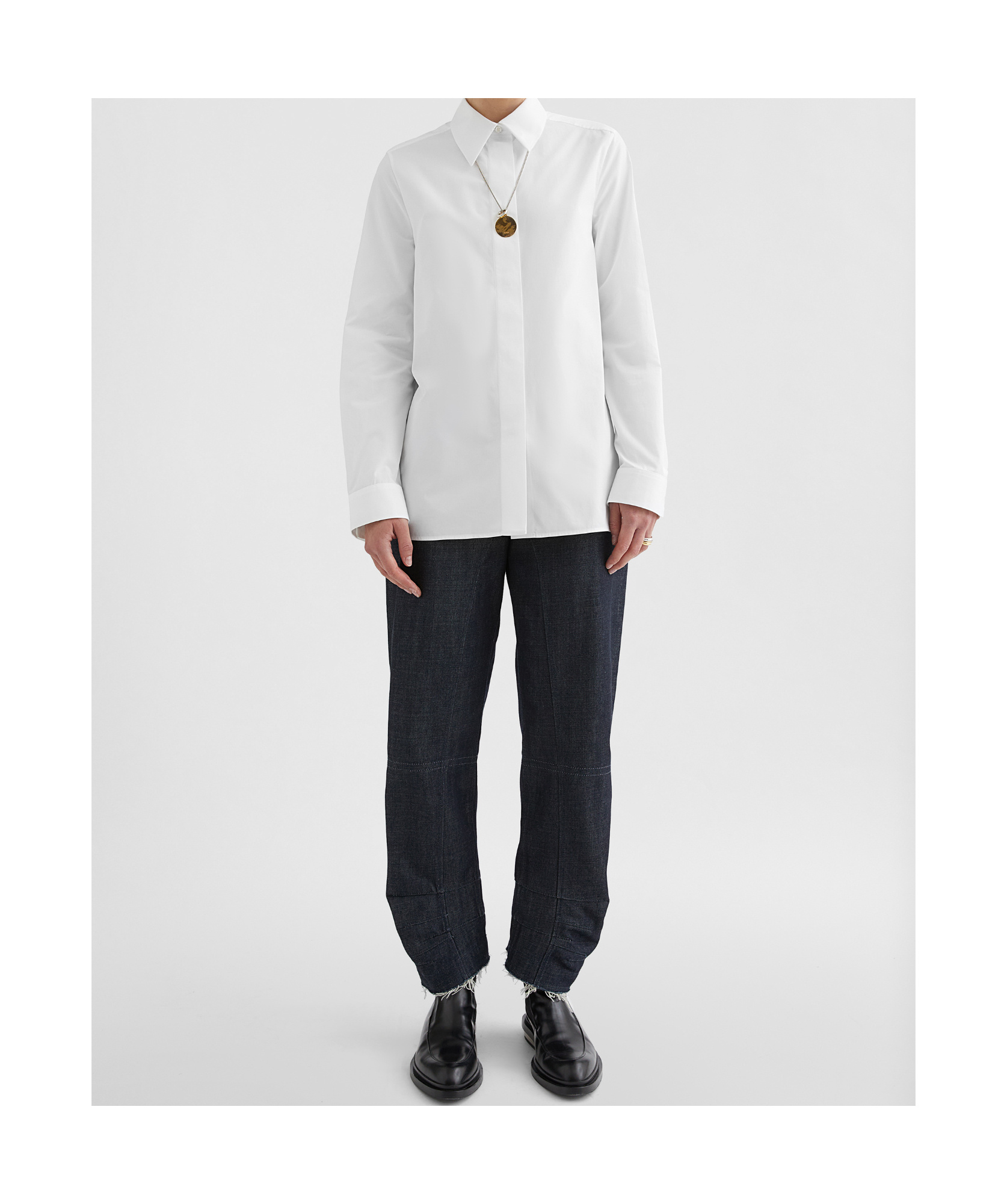 JIL SANDER JIL SANDER MONDAY LONG-SLEEVED POPLIN SHIRT