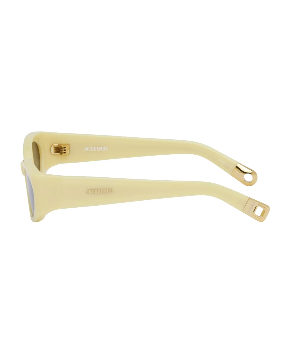 Jacquemus Oval Frame Sunglasses In Green