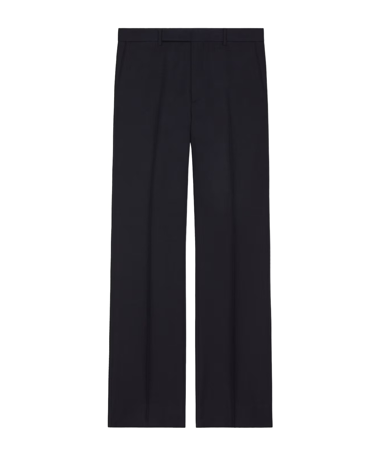 Givenchy Straight-leg Wool-blend Trousers In Blue