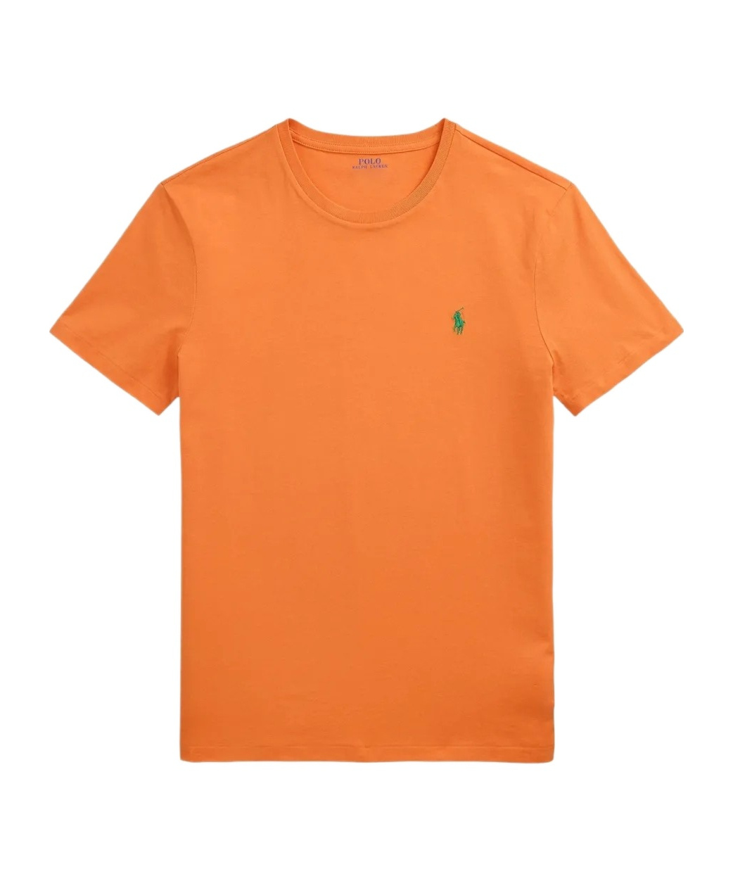 Polo Ralph Lauren Crew-neck Jersey T-shirt In Orange