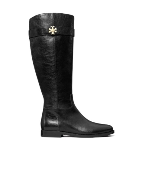 Tory Burch T Lock Riding Boot For Equest In Black