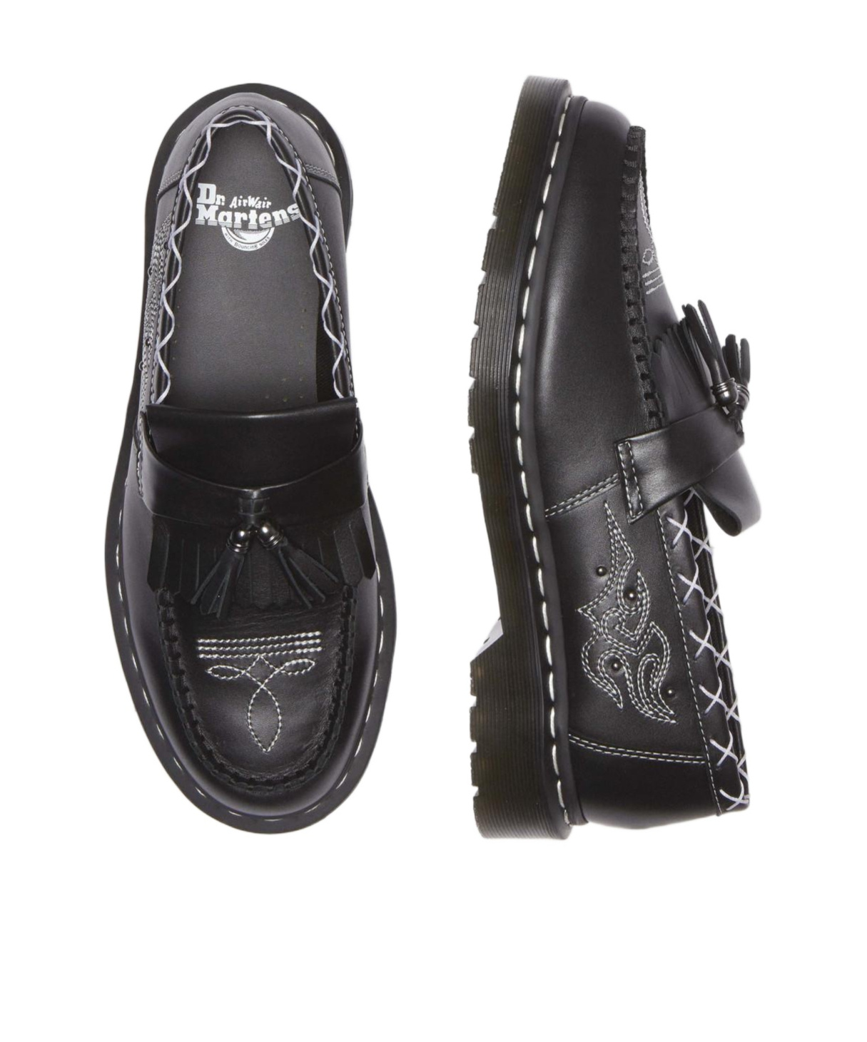 Dr. Martens Adrian Ga Shoes In Black