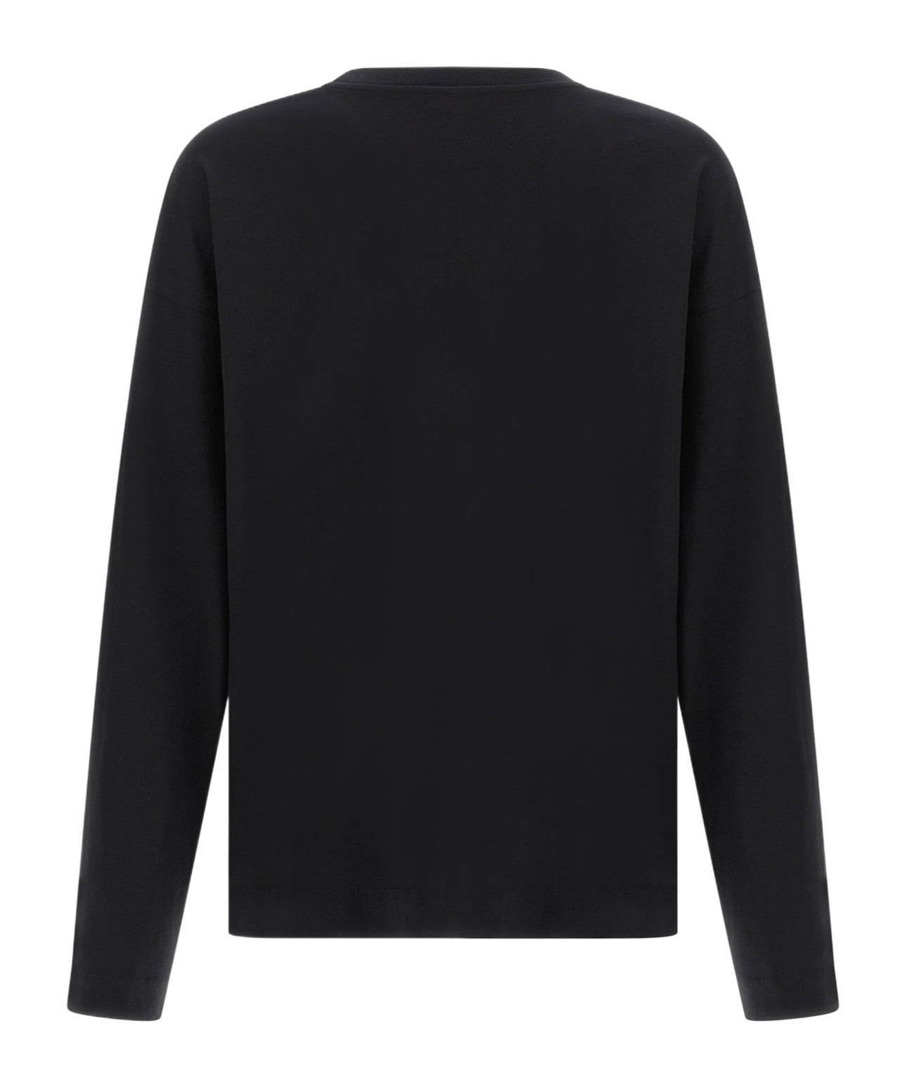 Dries Van Noten Men White Cotton Hegland Oversize T-shirt In Black