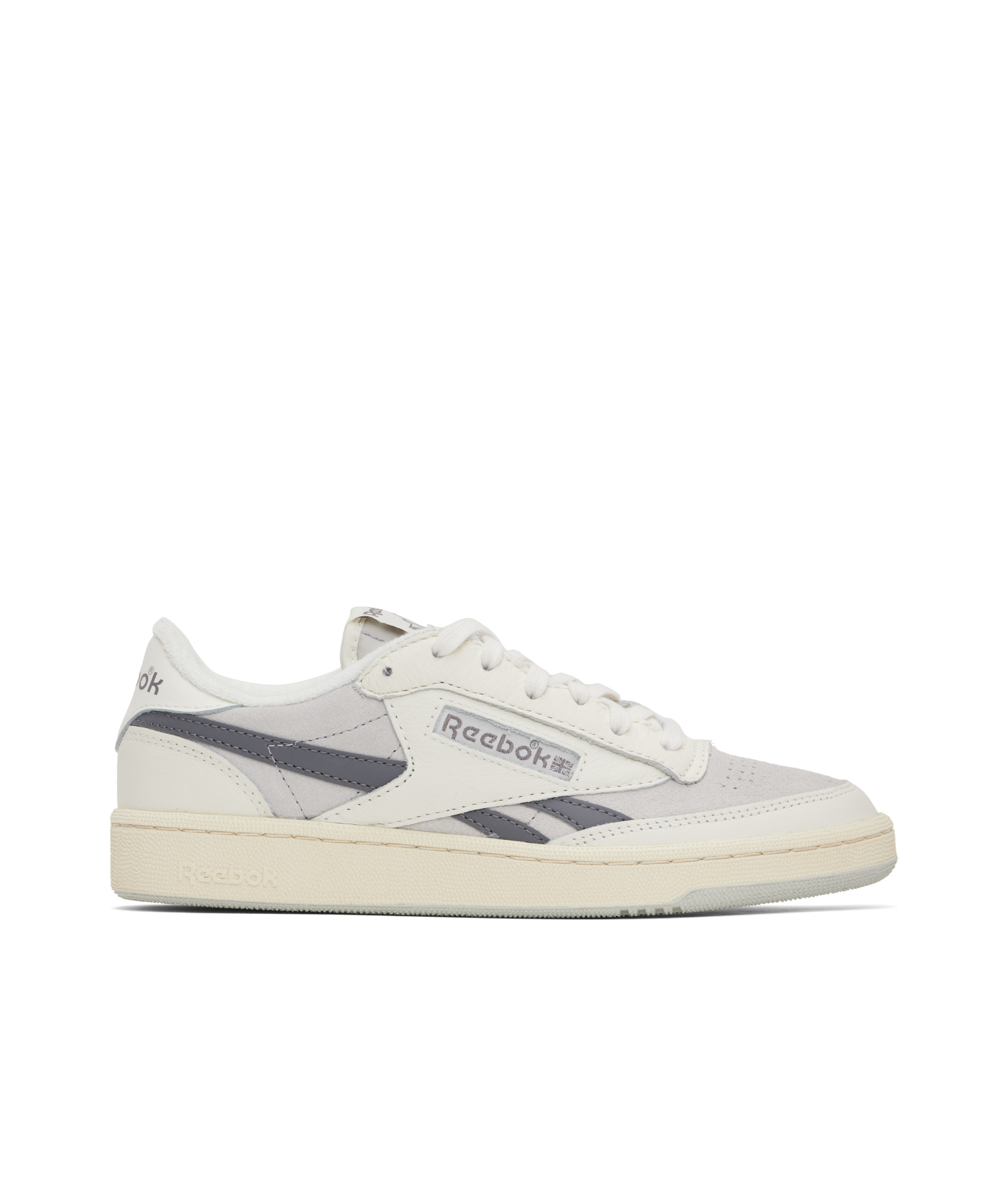 Reebok Off-white & Gray Club C Revenge Vintage Ii Sneakers In Gray