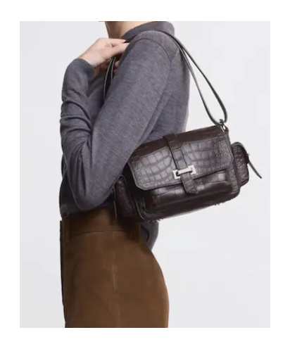 Hogan Flap Bag Small In Brown