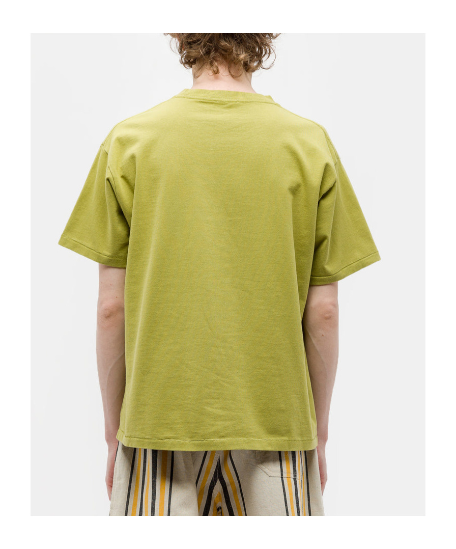 Bode Embroidery Pocket T-shirt In Green