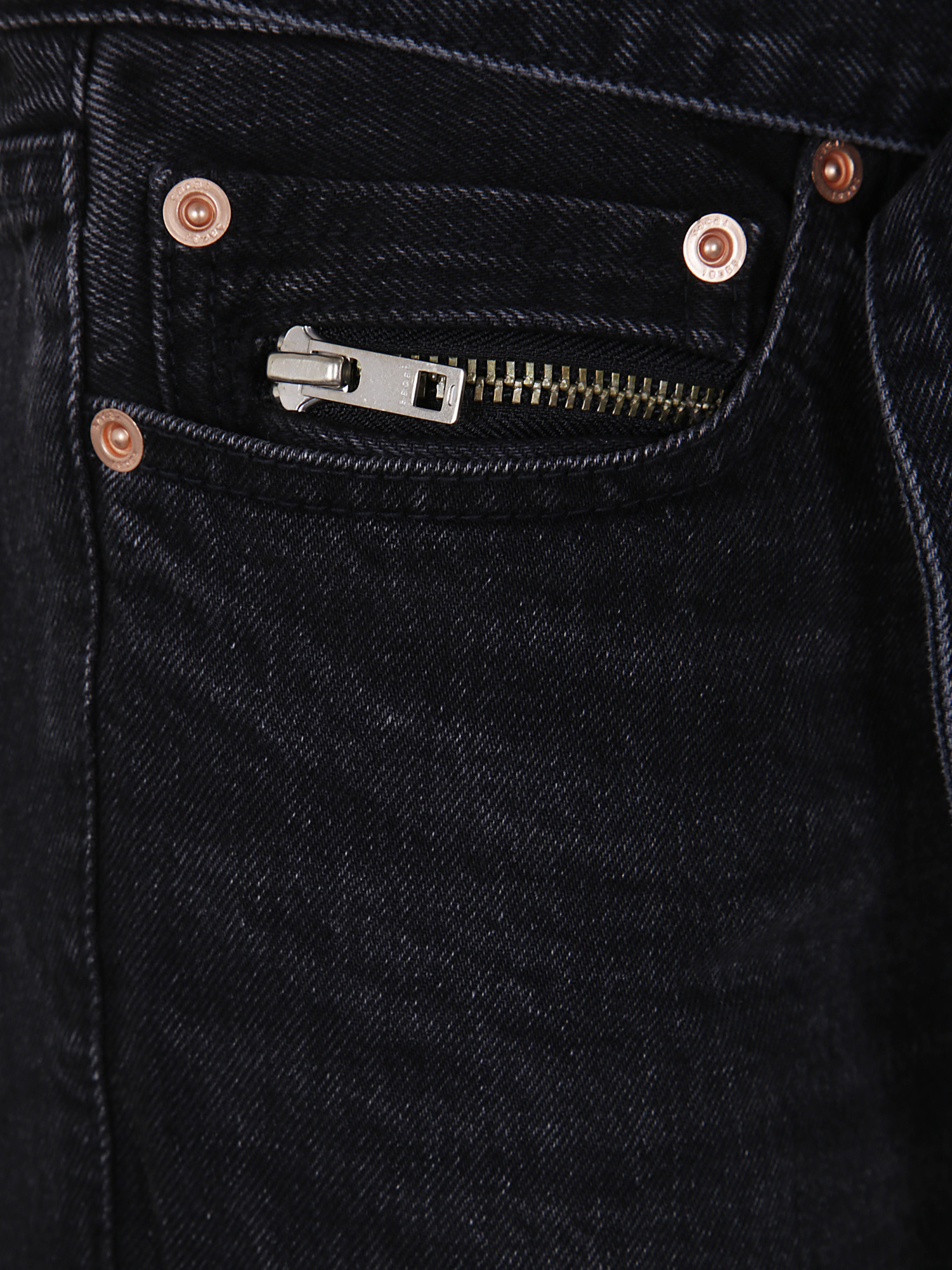 Sacai Belted Crop Bootcut Jeans In Black