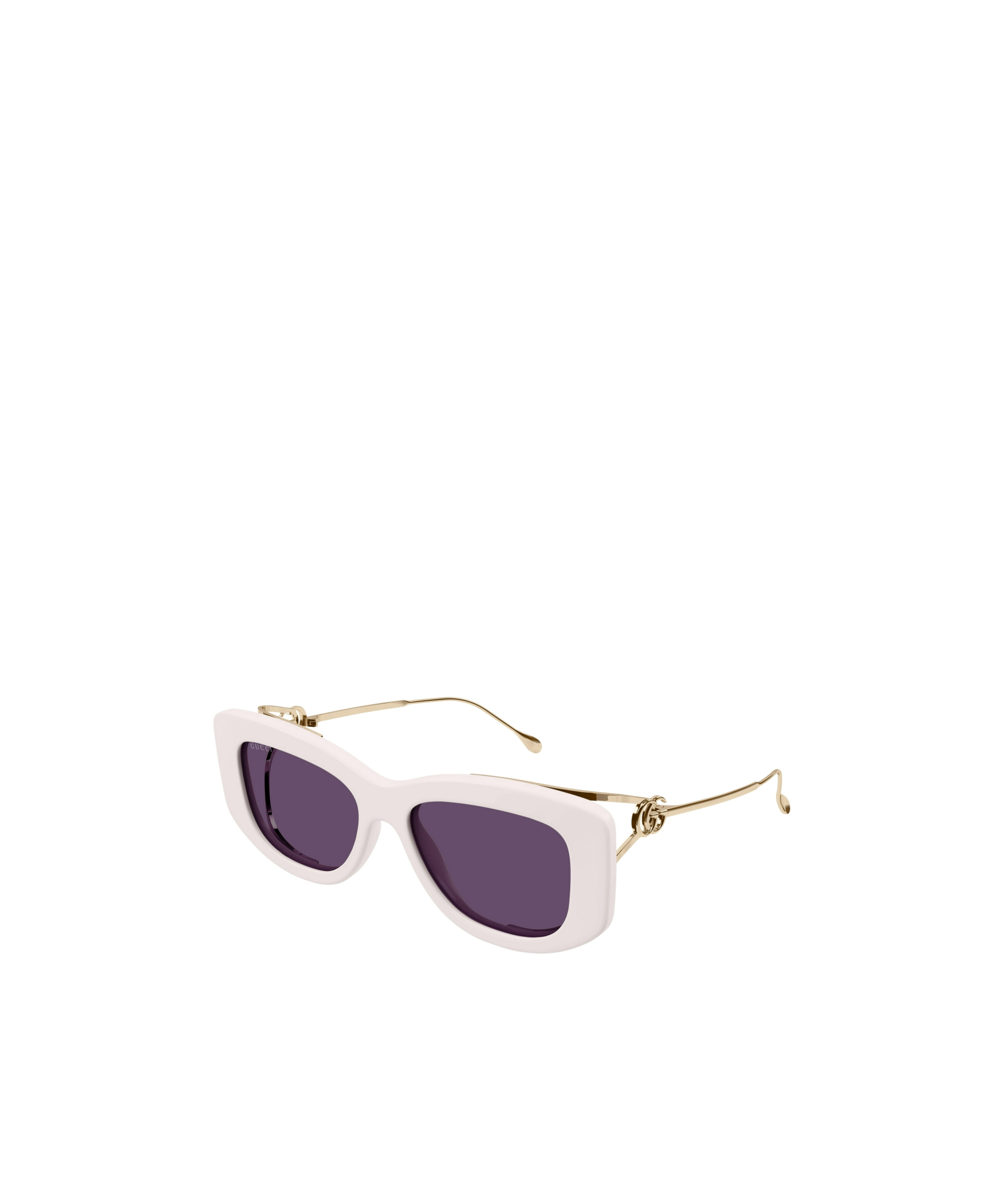 Gucci Double G Butterfly-frame Sunglasses In Pink