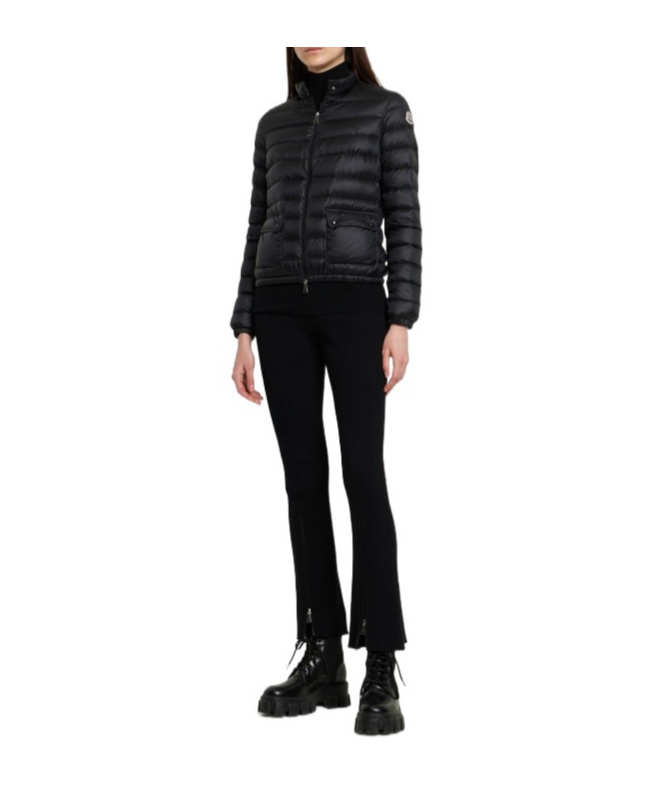 Moncler Down Jacket In Black
