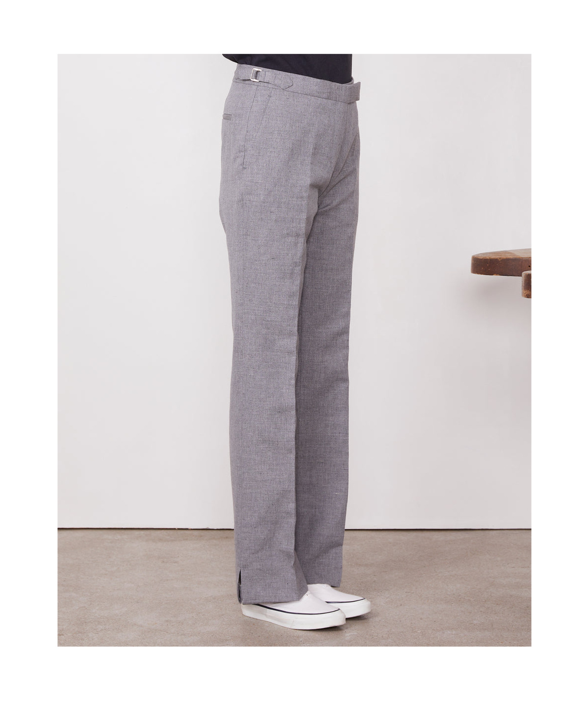 Shop Officine Generale Ilenia Trousers In Gray