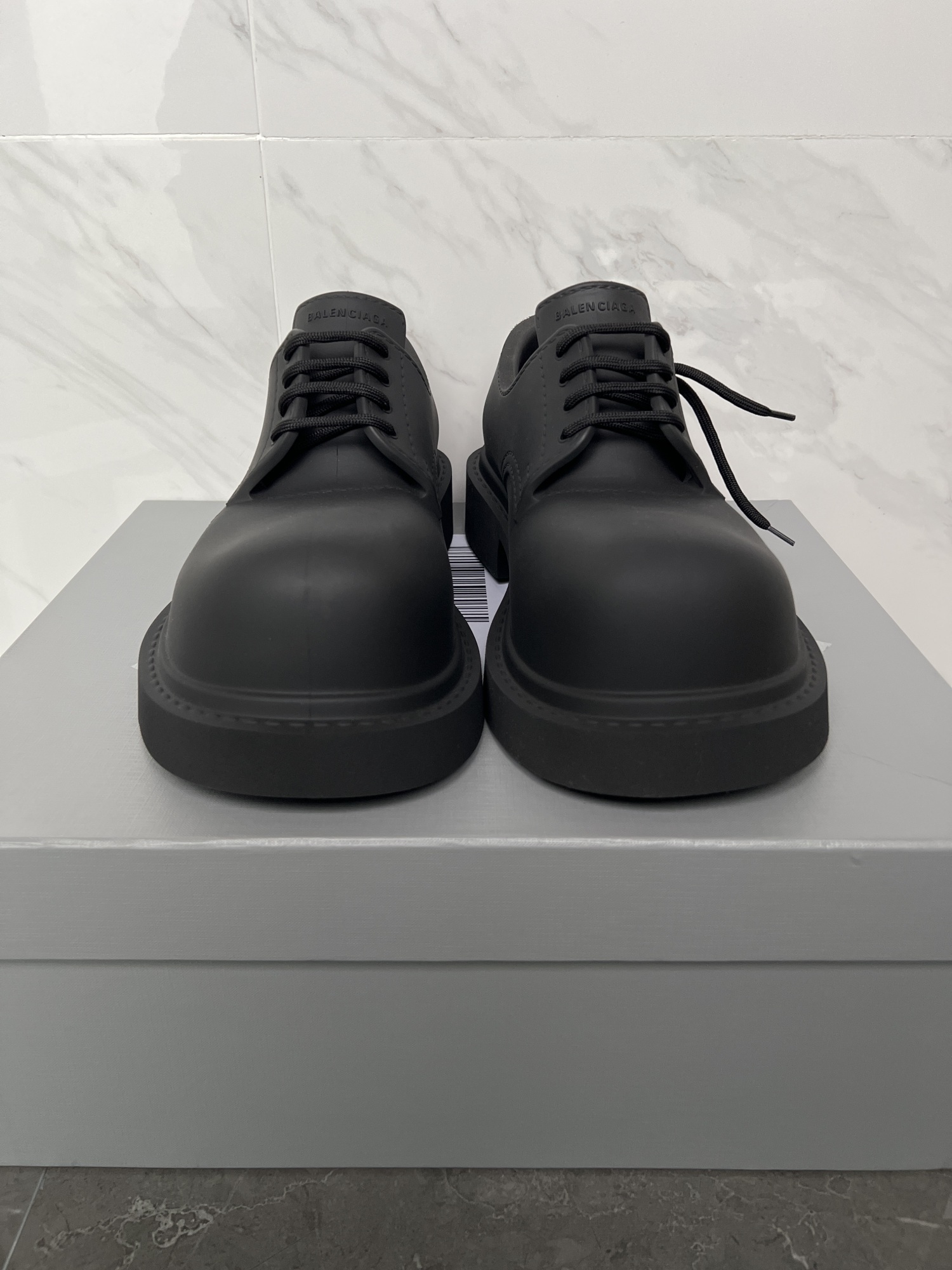 Balenciaga Xl Army Derby Shoes Full Eva In Black