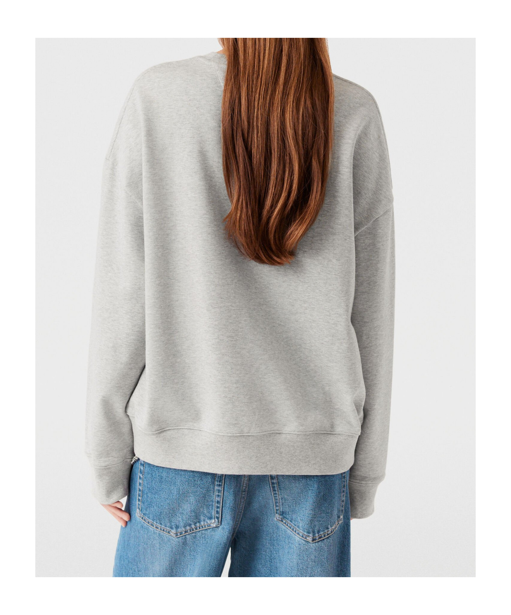 Stella Mccartney Round-collar Long-sleeve Hoodie In White