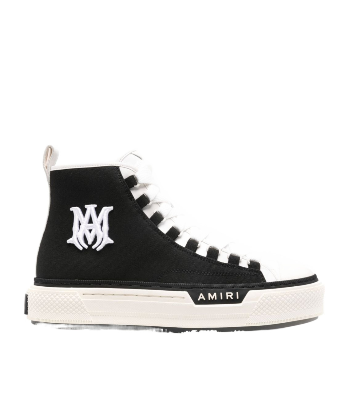 Shop Amiri Court High-stop Sneakers In Black