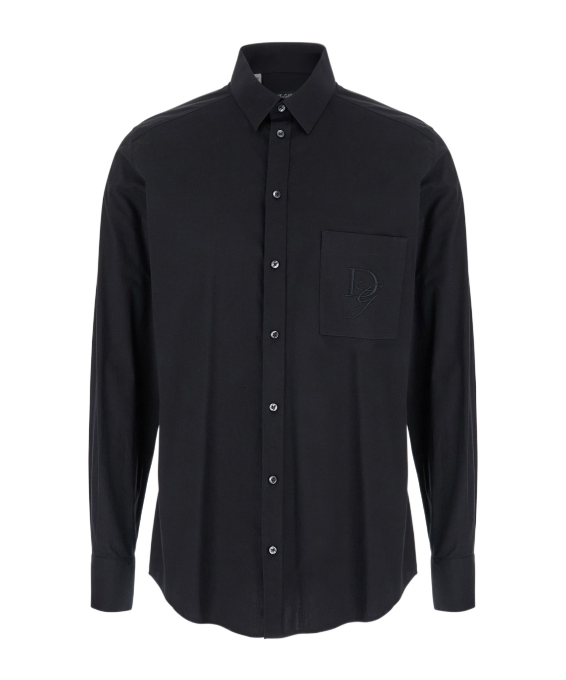 Dolce & Gabbana Black Essential Cotton Shirt In Black