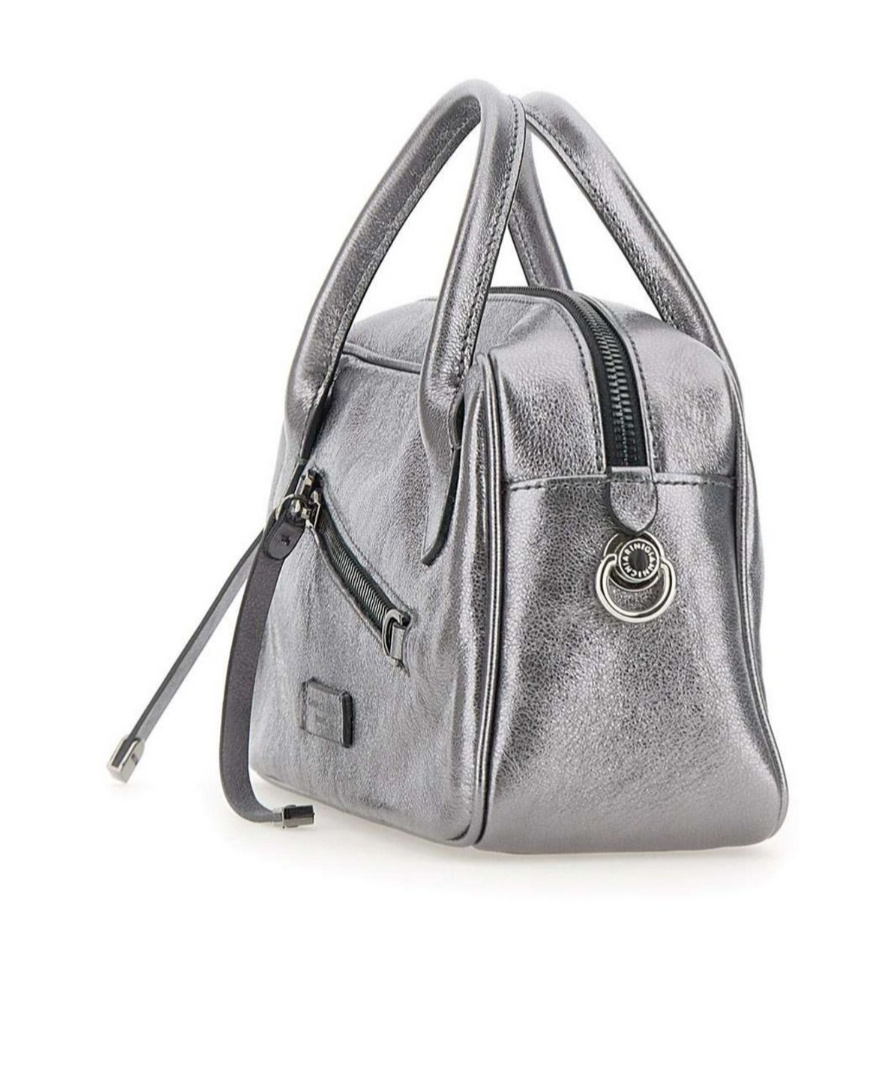 Gianni Chiarini Cindy Top Handle Bag In Gray