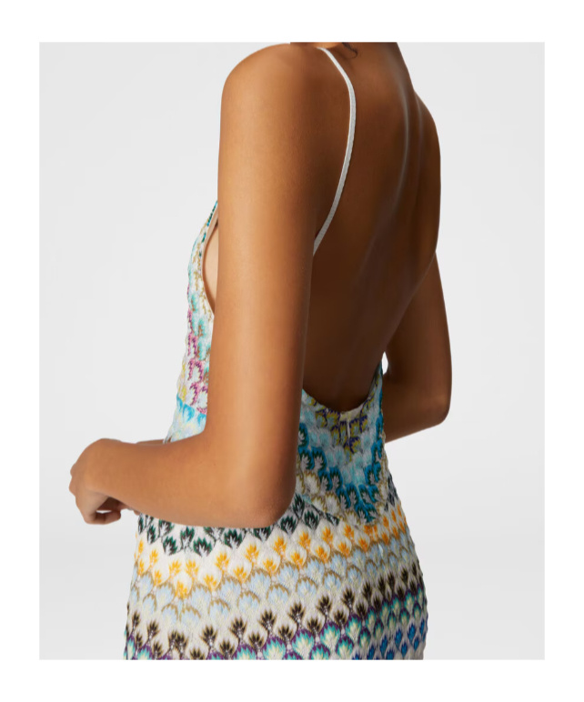 Missoni Women's Rayon Blend Dresses | Size It 44 | Ds25sg3ubr0133s507h In Multi-color