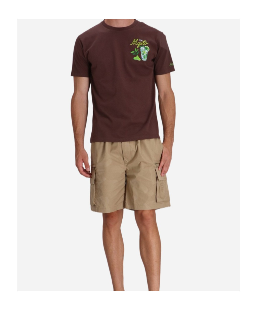 Shop Mc2 Saint Barth Arnott Crewneck T-shirt In Red
