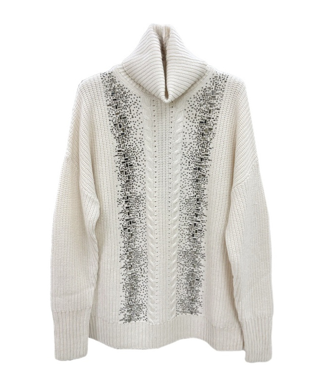 Max Mara Long-sleeved Sweater In White