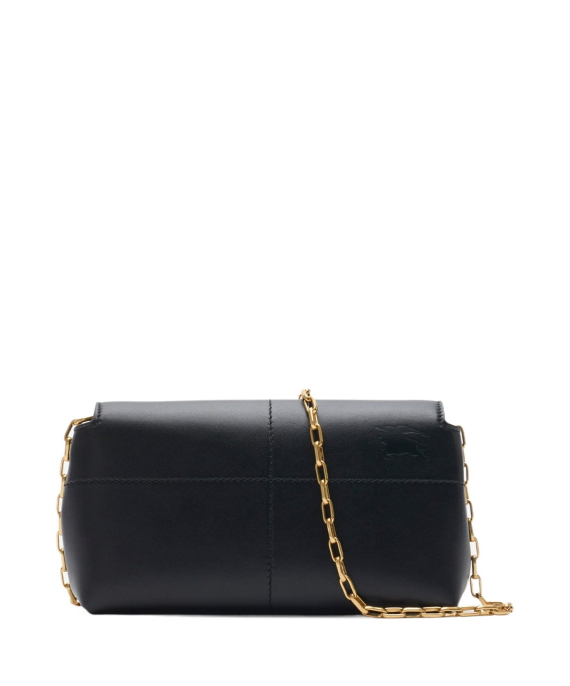 Burberry Snip Chain Shoulder Bag In Black