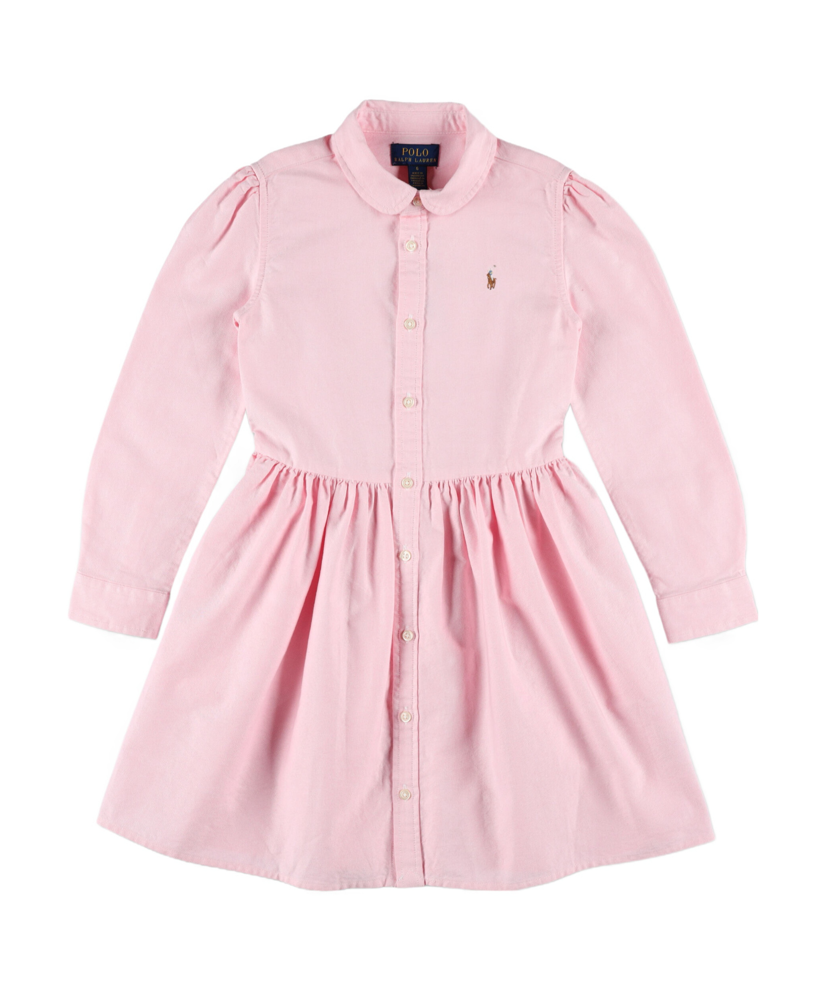 Polo Ralph Lauren Shirt Dress In Pink