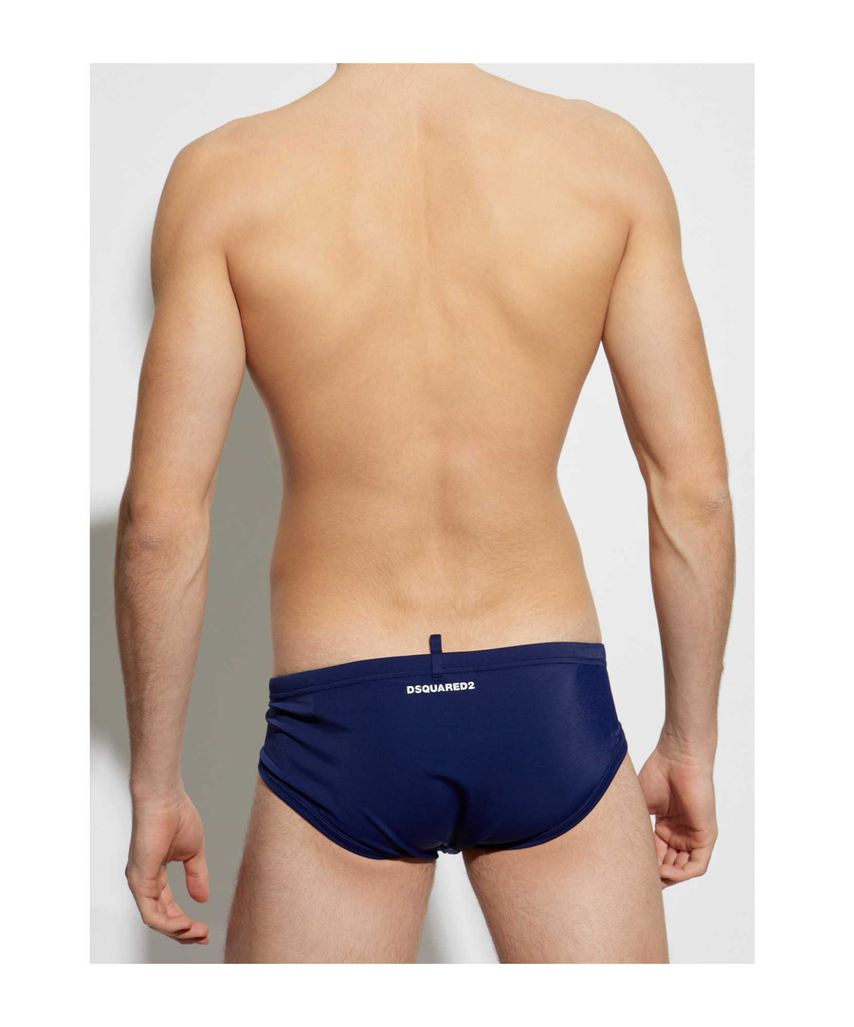 Dsquared2 Elastic Waist Swimming Trunks In Blue