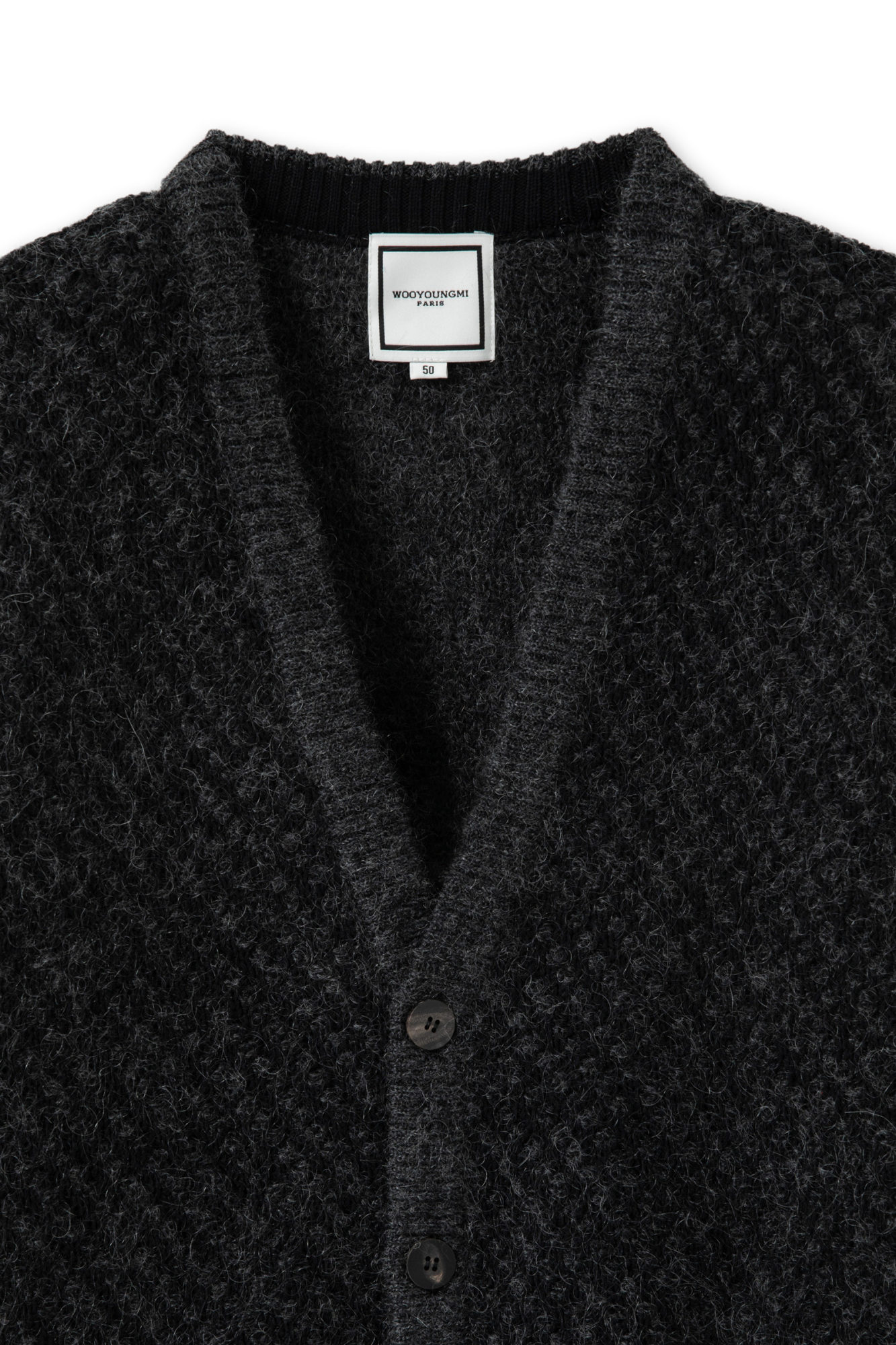 Wooyoungmi Long-sleeved Cardigan In Black