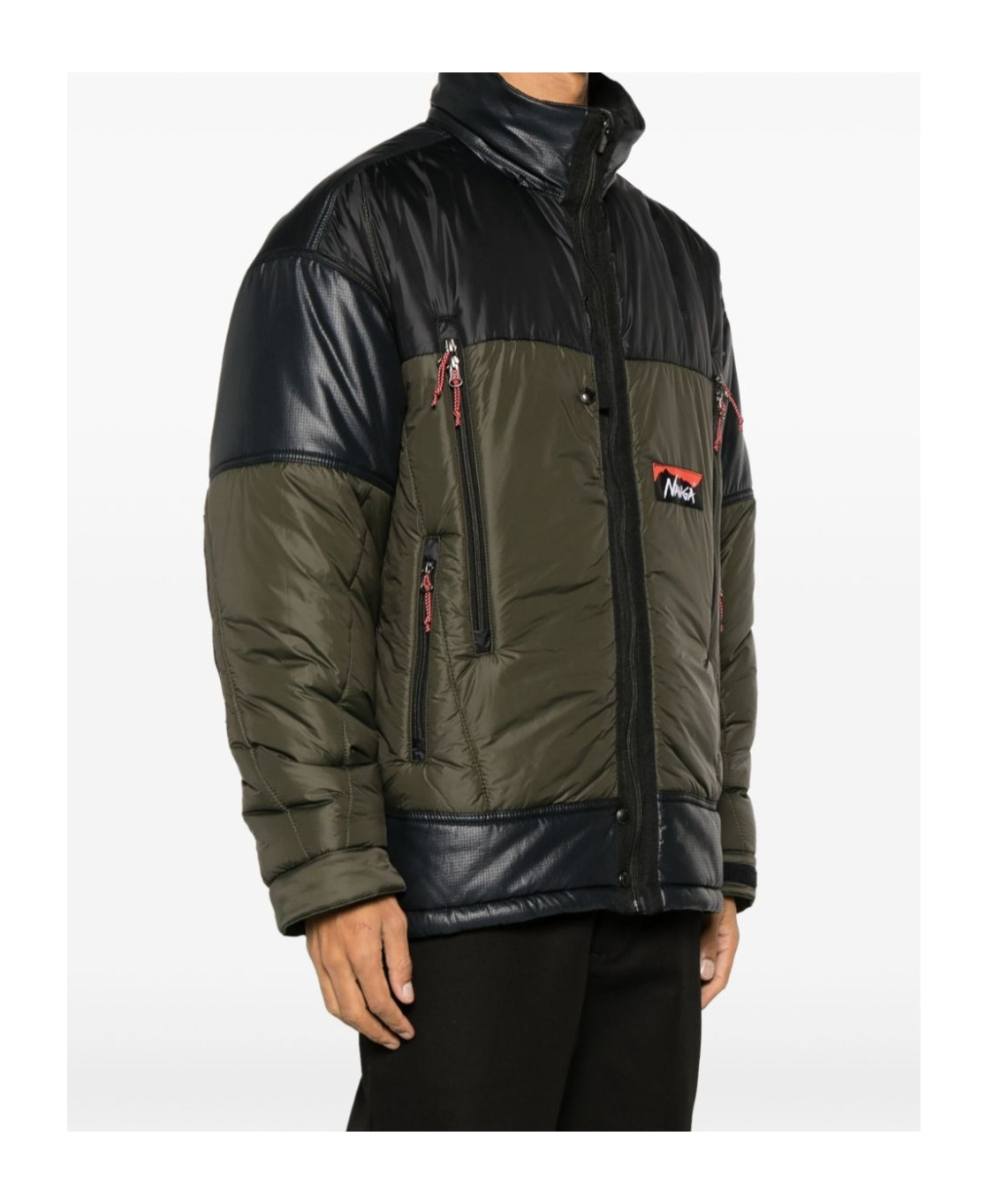 Junya Watanabe Men's Nylon Short Down Jacket In Black