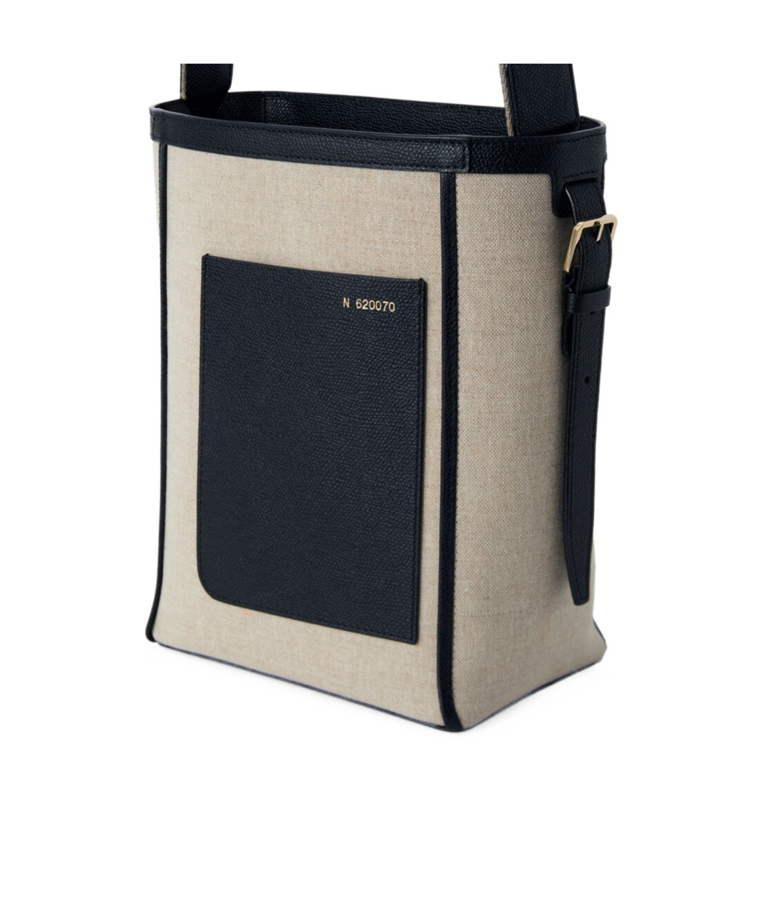 Valextra Soft Canvas Bucket Mini Bag