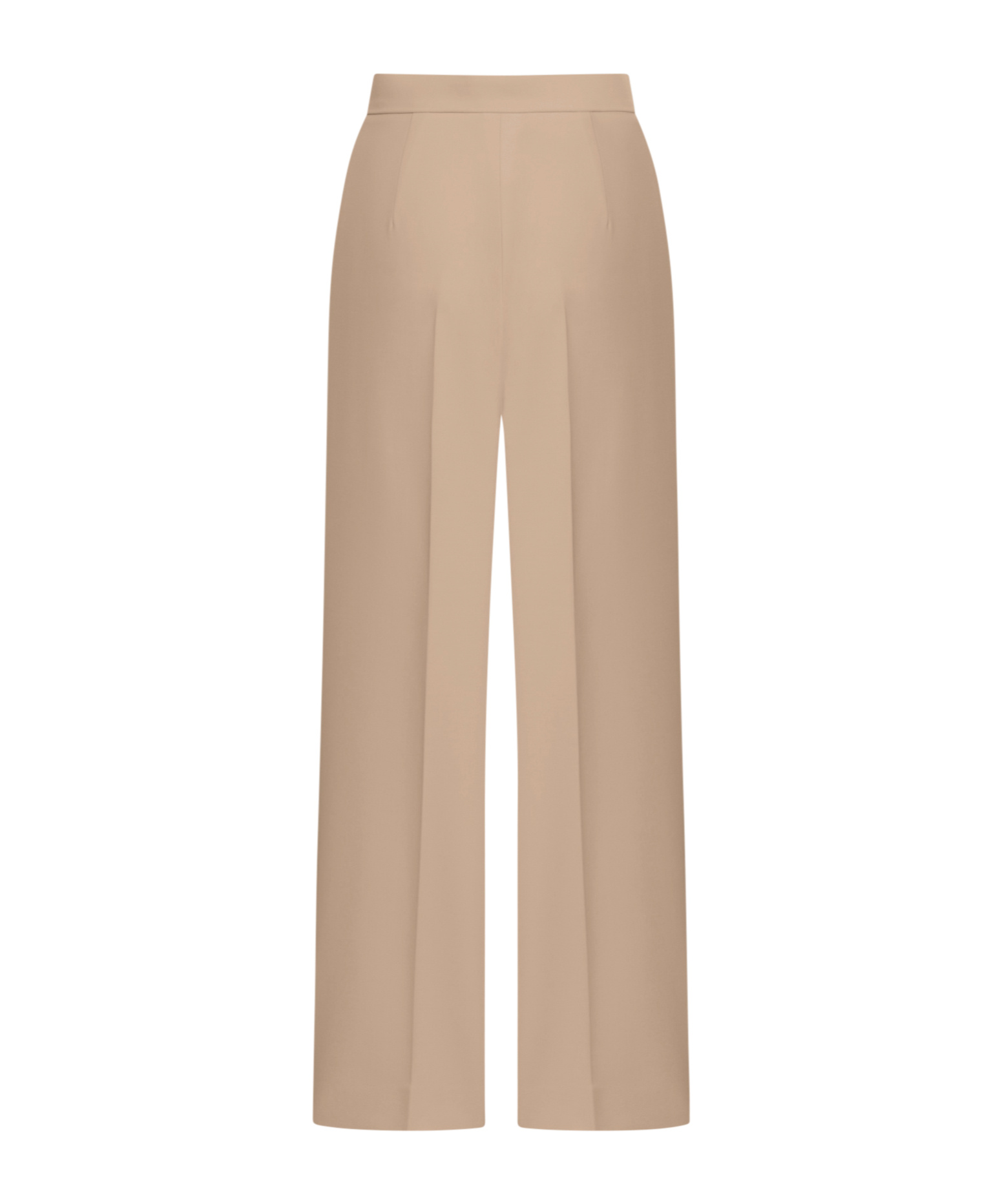 Max Mara High Waisted Straight-leg Pants In Nude