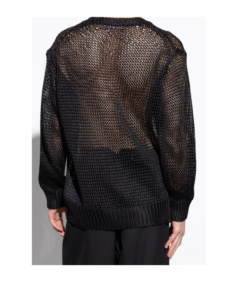 JIL SANDER OPEN-KNIT SWEATER 