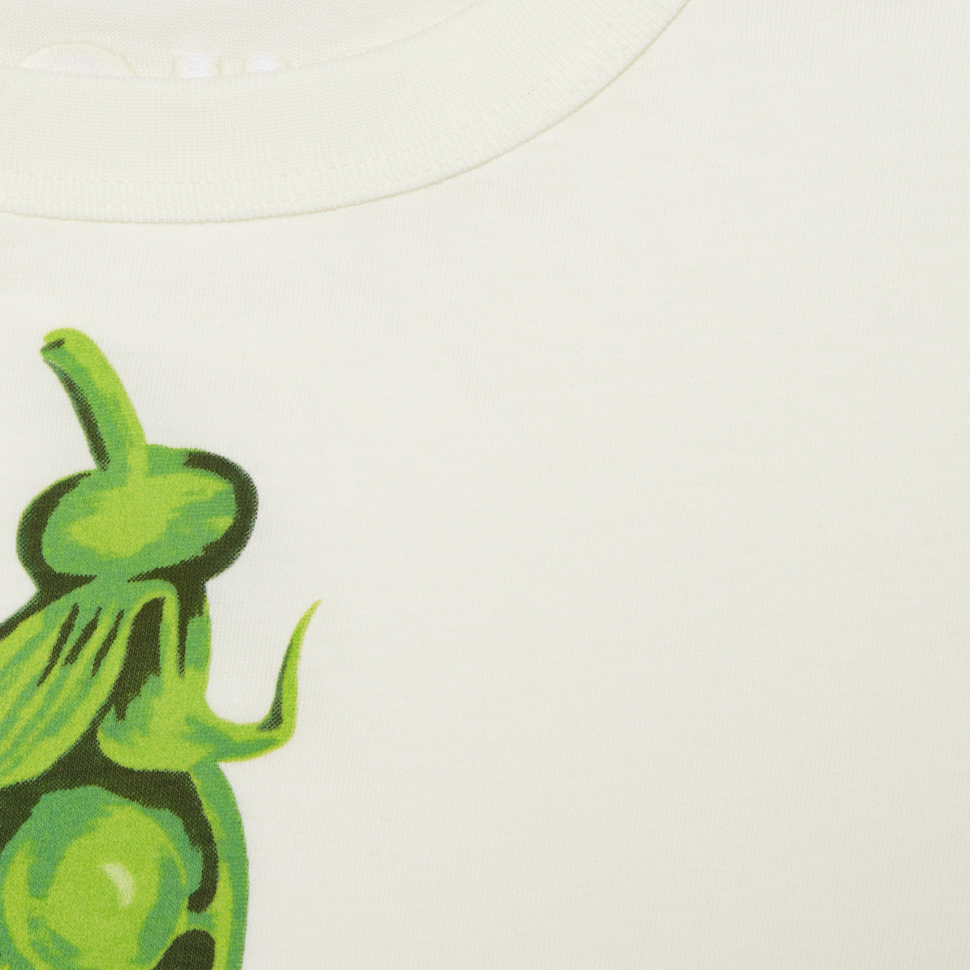 Gucci X Ken Scott Pea Print T-shirt In White
