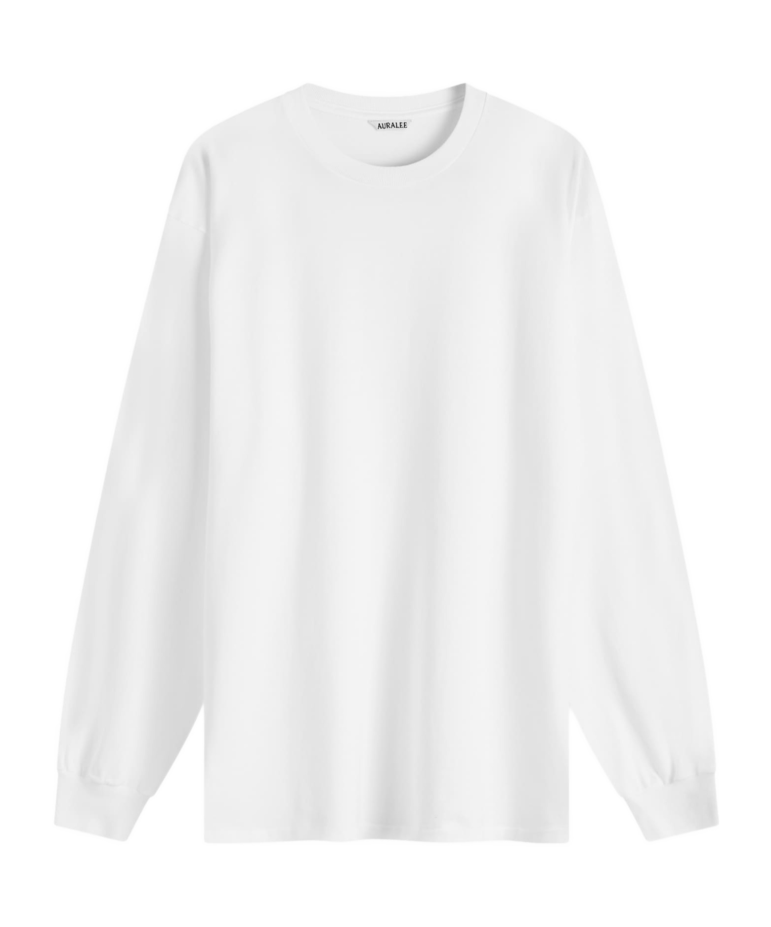 Auralee Luster Plaiting T-shirt In White