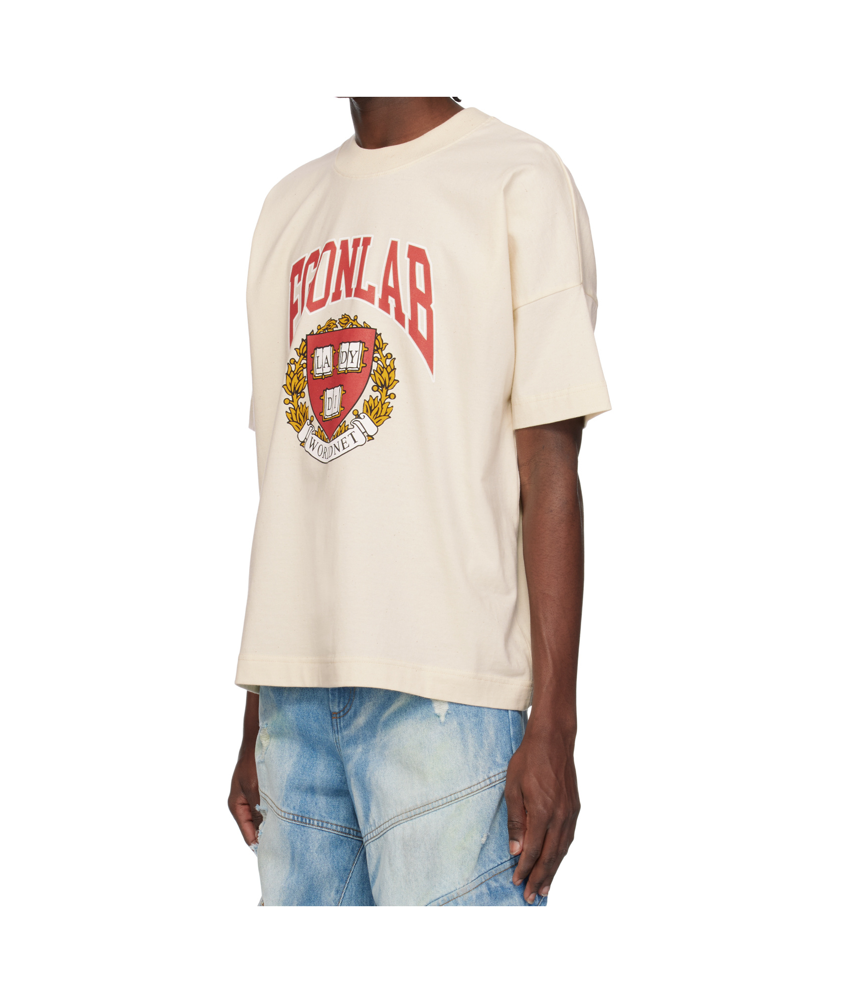 Egonlab Off-white Worldnet Edition T-shirt In Off-white