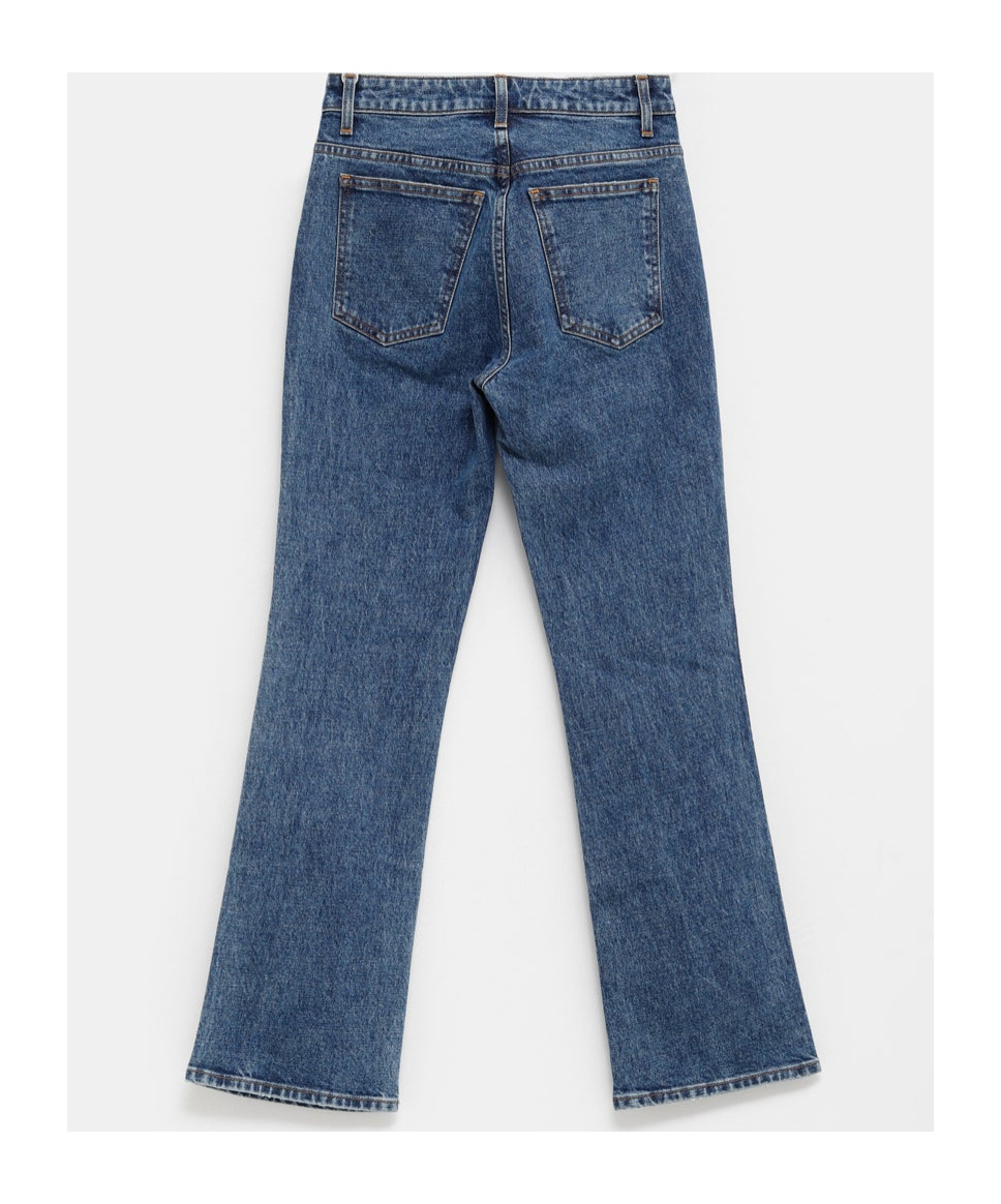 Khaite Vivian Cropped Jeans In Blue
