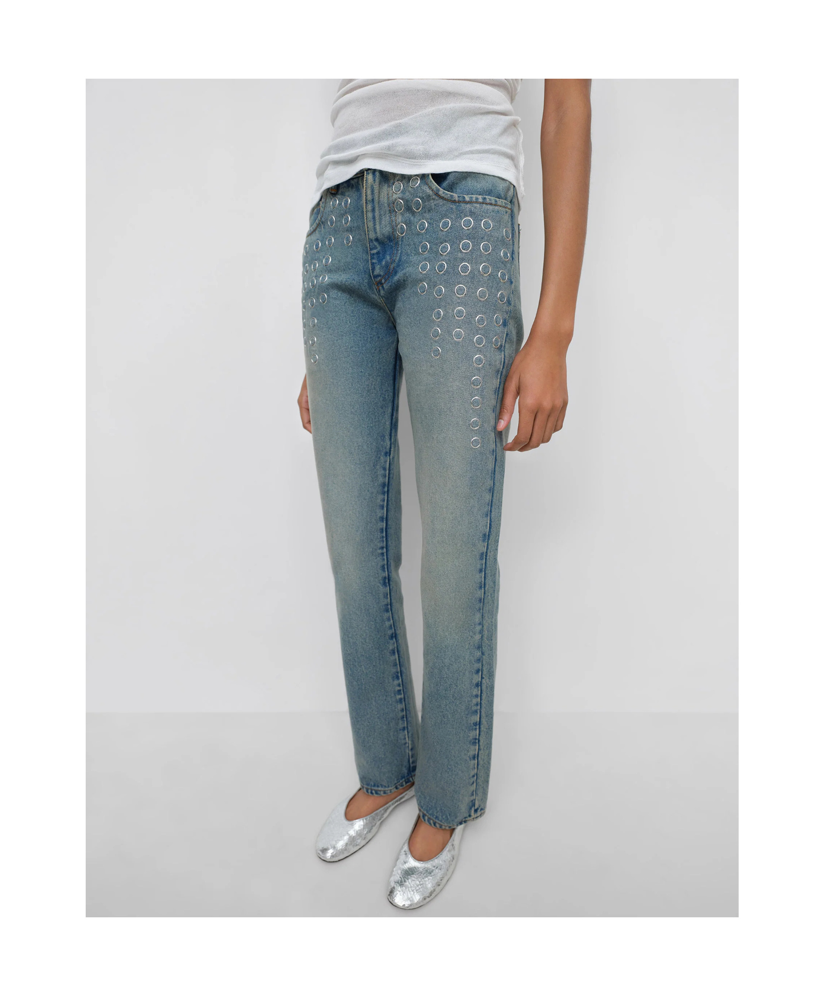 Gimaguas Jeans With Belt Loops In Blue
