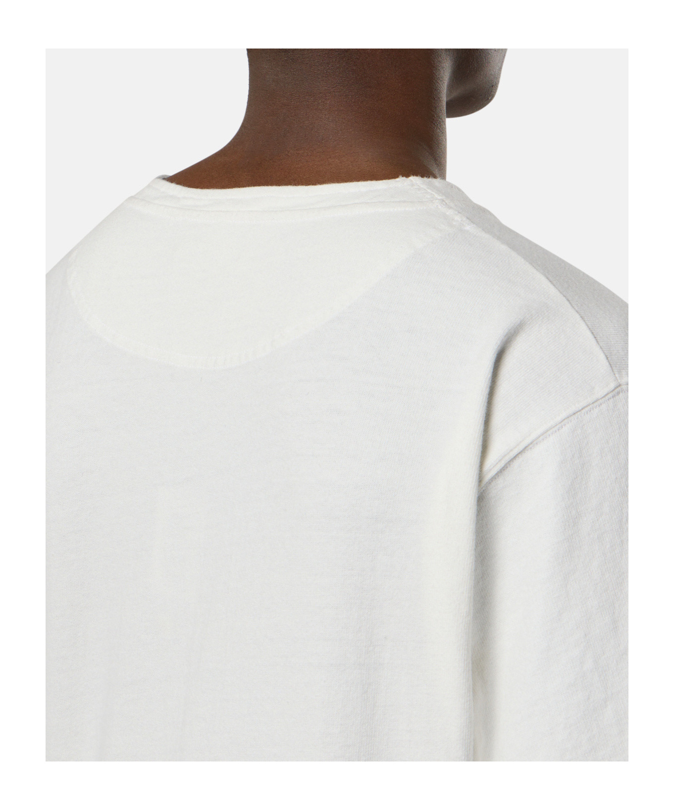 Stone Island Regular-fit Short-sleeve T-shirt With Archive-inspired Print In White