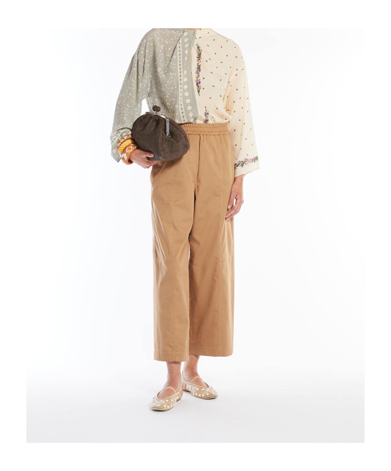 Weekend Max Mara "malizia Linen Nattè In Nude