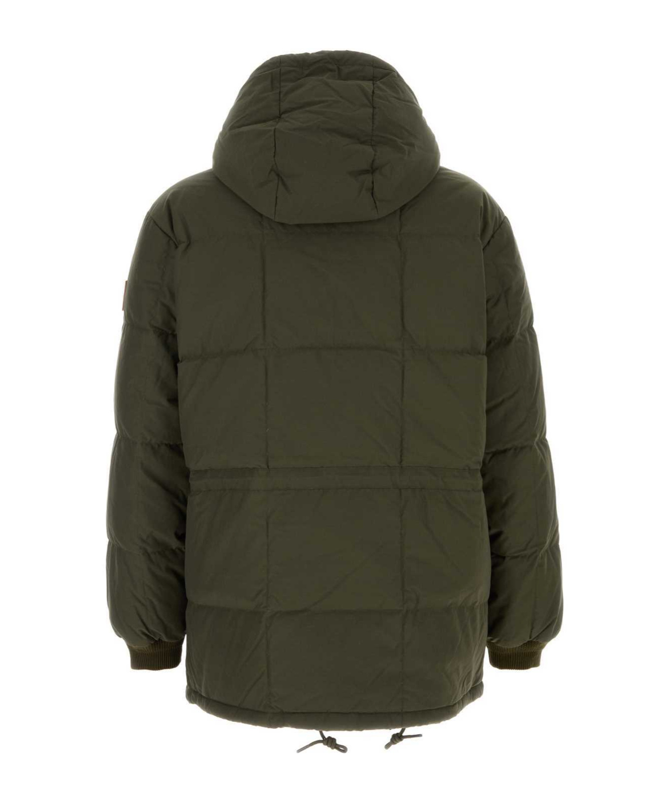 Polo Ralph Lauren Hooded Drawstring Padded Jacket In Green