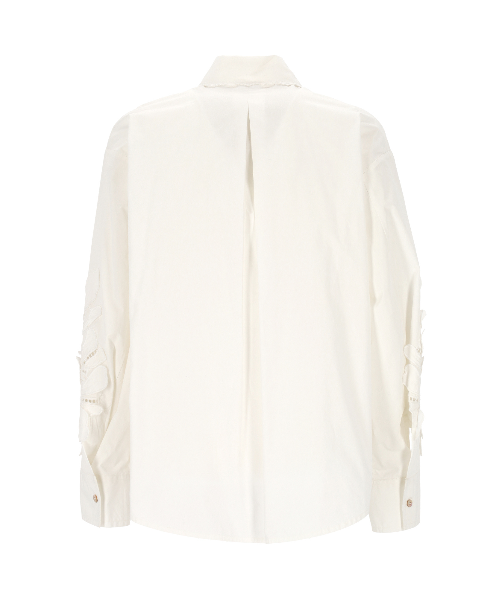 Shop Forte Forte Long Sleeve Shirt In White